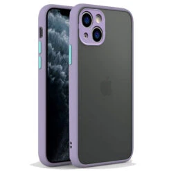 Armoured™ Camera Shield Lite Case Cover For IPhone 14 Plus - Lavender / Blue