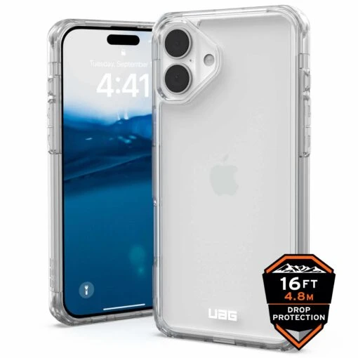 Urban Armor Gear (UAG) Plyo Tough Case Cover For Apple IPhone 16 - Ice